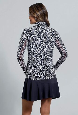 Ibkul athleisure ارتداء أشعة الشمس واقية upf 50+ Icefil التبريد karen طباعة الأكمام الطويلة. in Saudi Arabia