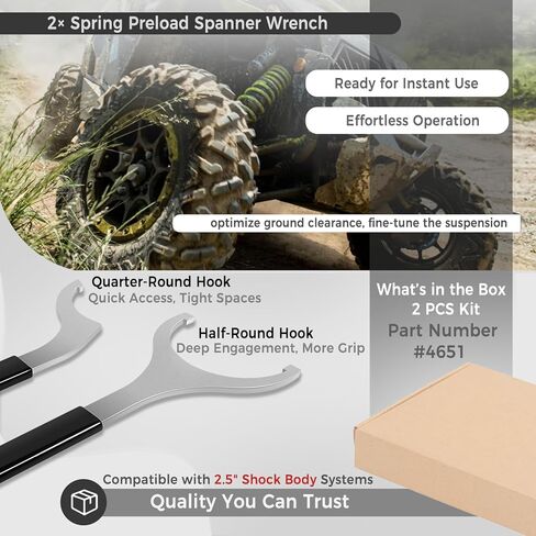 2.5 "طرازات مفتاح الربيع المسبق لركوب الربيع مناسبة للقطط القطب الشمالي ، Can Am Maverick و Polaris RZR و Textron و Yamaha Yxz مع جسم صدمة مسبق (لأجسام صدمة فوكس 2.5 بوصة) in Saudi Arabia