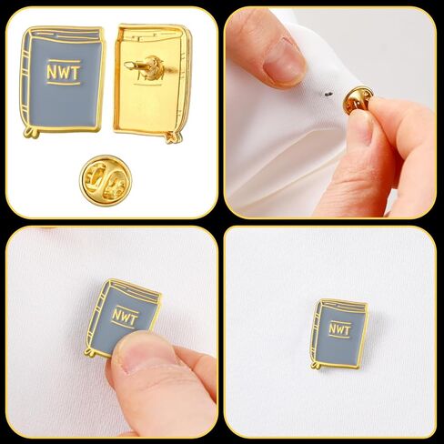 org monamel pin دبابيس مربعة للكتاب المقدس لبدلة السترة مينا org apel pin للرجال النساء يهوه شهود صدر طية دبابيس النساء شارة الشارة بالجملة in Kuwait