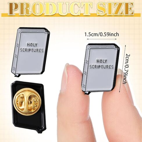 ORG Enamel Pin Holy Scripture Square Pins for Suit Jacket Enamel Org Lapel Pin for Men Women Jehovah's Witness Lapel Pins Women Men Badge Bulk Gift in Saudi Arabia