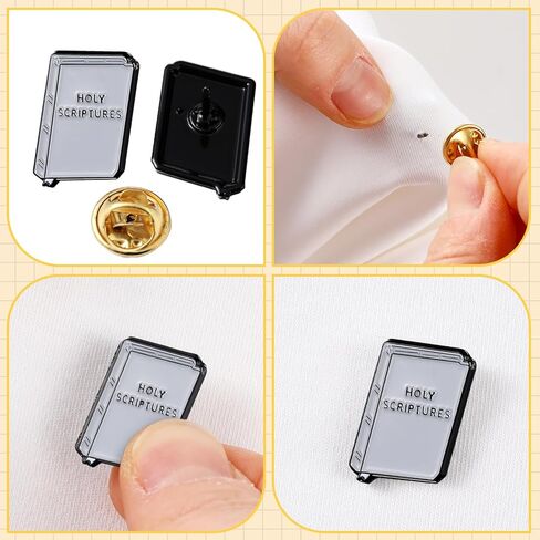 ORG Enamel Pin Holy Scripture Square Pins for Suit Jacket Enamel Org Lapel Pin for Men Women Jehovah's Witness Lapel Pins Women Men Badge Bulk Gift in Saudi Arabia