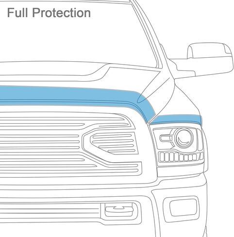 EGR 305401 SuperGuard Hood Guard Bug Deflector, Dark Smoke Finish, Compatible for Select Toyota Tundra Models in Kuwait