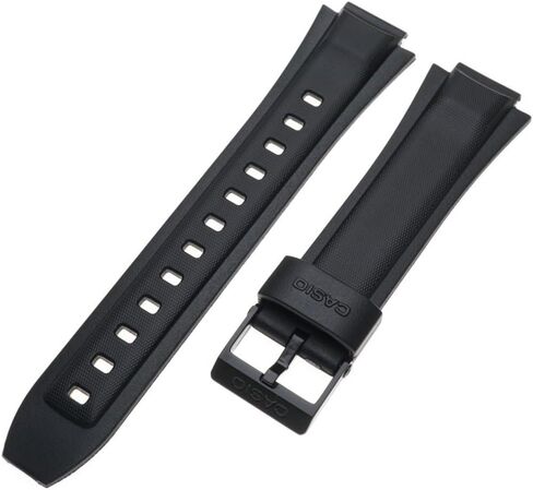 Casio Watch Band Stin Resin MW-600 MW600 MW600B MW600E MW600F MW600B-1BV ، Black in Saudi Arabia