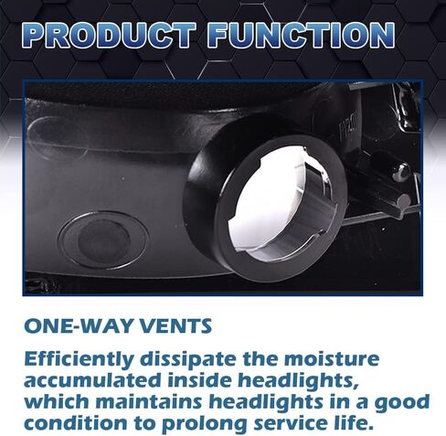 PIT66 LED DRL ANDERMBLY ASSEMBLY متوافقة مع Chevy Silverado 1999 2000 2001/ Suburban Tahoe 2000-2006 Front Headamp ، Smoky Lens Black Housing Amber Reflector in Kuwait
