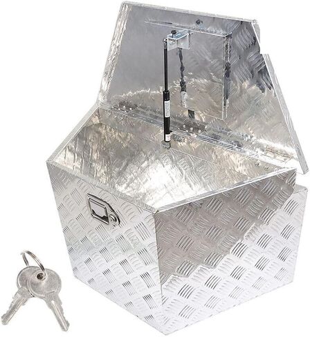 29 "Silver Longue Silver Duty Duty Aluminium Tool Box Truck Storage Truck Trunk Trank+Lock Leat for Rav4 96 98-99 01 03 05-11 for CR-V 98-99 01-02 05 08-09 11 for Corolla 89-90 92-93 95 for 530i in Saudi Arabia