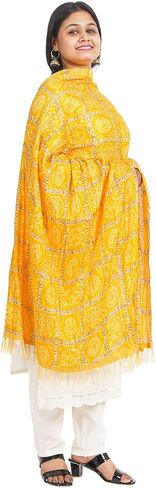 IGH Rajasthani Chinon Silk Dupatta Bandhej Print Dupatta 2.25 Meter Free Size Wedding Gift Return Gift in Saudi Arabia