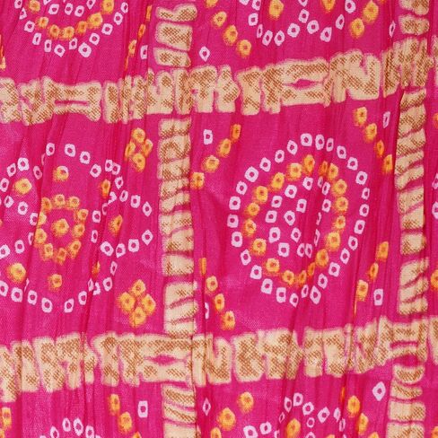 IGH Rajasthani Chinon Silk Dupatta Bandhej Print Dupatta 2.25 Meter Free Size Wedding Gift Return Gift in Saudi Arabia