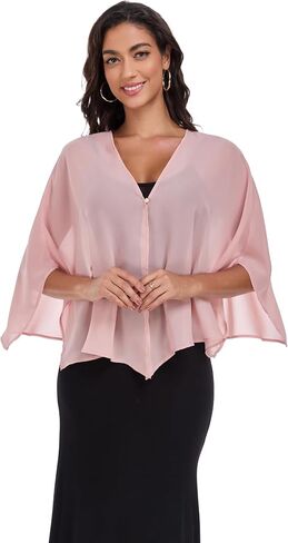 Shawls and Wraps for Evening Dresses Chiffon Soft Shawl for Wedding Guest Party Cover Up in Saudi Arabia