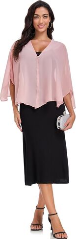 Shawls and Wraps for Evening Dresses Chiffon Soft Shawl for Wedding Guest Party Cover Up in Saudi Arabia