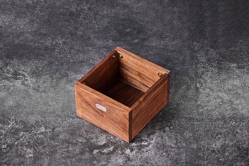 صندوق دق الجوز يُسمى صندوق دق القهوة مصنوع من الخشب القوي وصندوق طحن من الفولاذ المقاوم للصدأ سهل التنظيف، صندوق تفريغ الإسبريسو، تجنب تناثر بقايا القهوة in Kuwait