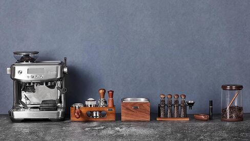 صندوق دق الجوز يُسمى صندوق دق القهوة مصنوع من الخشب القوي وصندوق طحن من الفولاذ المقاوم للصدأ سهل التنظيف، صندوق تفريغ الإسبريسو، تجنب تناثر بقايا القهوة in Kuwait