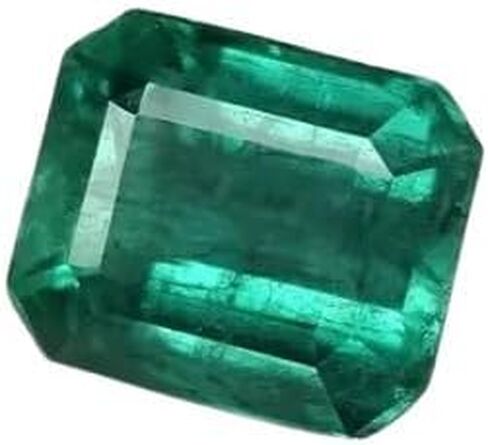 9.10 Ct Natural Green Colombian Emerald Certified Emerald Cut Loose AAA Gemstone for jewelry making in Saudi Arabia
