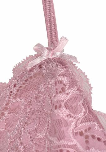 LASCANA Women's Lace V-Neck Negligee in Kuwait