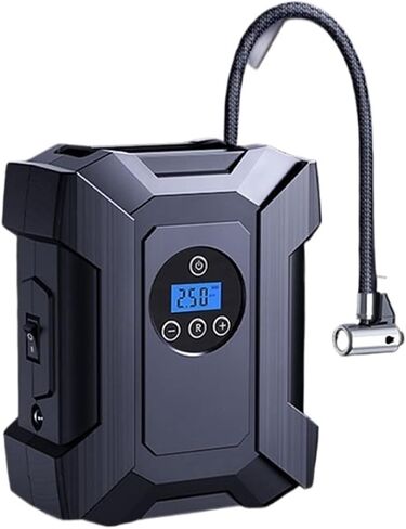 Car 12V 100 PSI Inflator Pump Car Air Pump With LED Lamp Suitable Parts, Compatible with Car Motorbikes Bicycles Air Compressor Inflator in Saudi Arabia