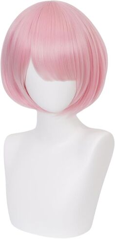 شعر مستعار REM Cosplay لـ Anime Re Zero Blue مستقيم مع الانفجارات مع غطاء شعر مستعار in Kuwait