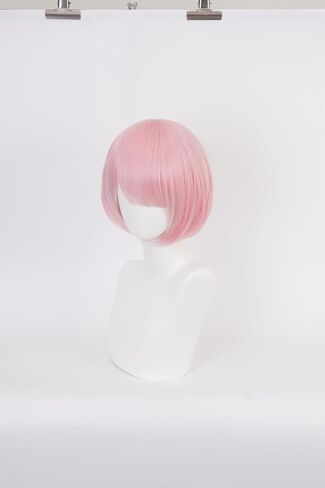 شعر مستعار REM Cosplay لـ Anime Re Zero Blue مستقيم مع الانفجارات مع غطاء شعر مستعار in Kuwait