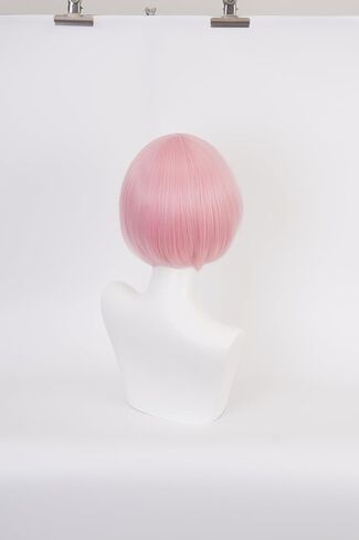 شعر مستعار REM Cosplay لـ Anime Re Zero Blue مستقيم مع الانفجارات مع غطاء شعر مستعار in Kuwait