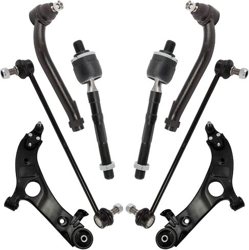TRQ Front Steering and Suspension Kit Arm with Ball Sway Sway Bar Bar Rink Rin Rod متوافق مع 2013-2018 Hyundai Santa Fe Sport 2014-2015 Kia Sorento in Saudi Arabia