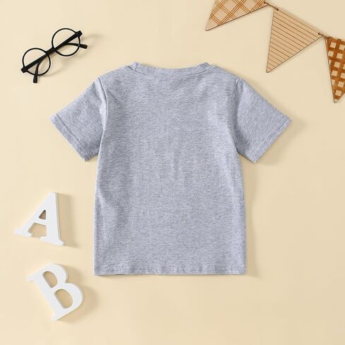 Toddler Girl Back to School Outfit Hello Kindergarten Short Sleeve T-Shirt First Day of School Tops in Kuwait