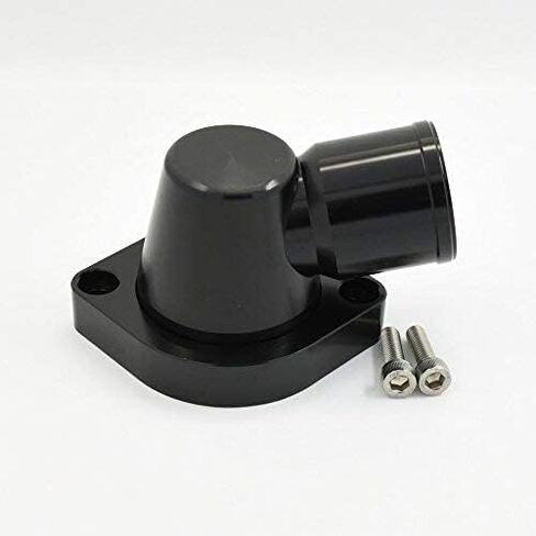 Billet Swivel Thermostat Housings Water NecK 90 1.5" LS Engine Black in Saudi Arabia