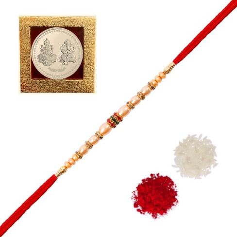 Rakhi/Rakhi for Brother/Rakhi Set/Rakhi for Brother and Bhabhi/Rakhi Card/Rakhdi/send Rakhi to USA/Rakhi for Brother with Gift Set/Rakhee in Kuwait