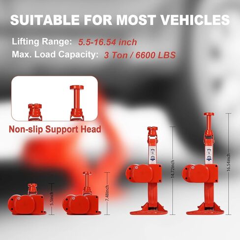 جاك السيارة الكهربائية TYAYT 3 طن جاك مقص السيارة لسيارة سيدان وسيارات الدفع الرباعي 12 فولت جاك كهربائي محمول لتغيير الإطارات (رمادي) in Kuwait