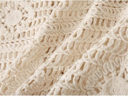 Women's Knitted Short Sleeve Cutout Puff Sleeve V-Neck Cardigan Summer Korean Style Casual Shirt Top White S in Saudi Arabia