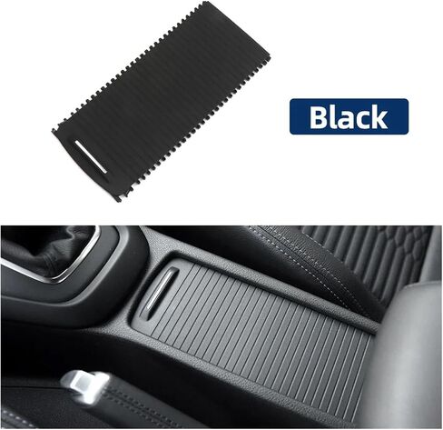 Fit for Ford 2015-2018 Cup Holder Central Armrest Box Cover Storage Box Roller Shutter Grocery Box Decorative Cover in Saudi Arabia