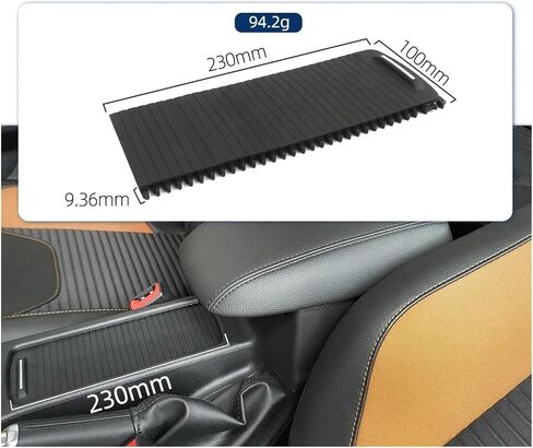 Fit for Ford 2015-2018 Cup Holder Central Armrest Box Cover Storage Box Roller Shutter Grocery Box Decorative Cover in Saudi Arabia