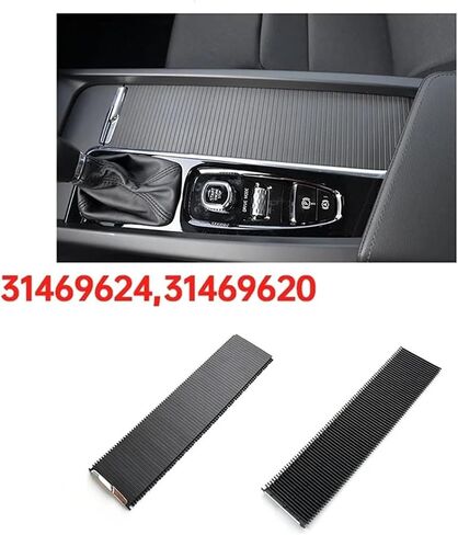 A58x-CAR Center Censole Cover Cover Blind Fit for Volvo XC60 MK2 S60 19-25 CUP CURDER CARTINE in Saudi Arabia