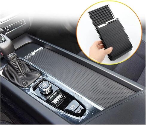 A58x-CAR Center Censole Cover Cover Blind Fit for Volvo XC60 MK2 S60 19-25 CUP CURDER CARTINE in Saudi Arabia