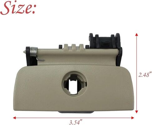 15251007 Car Glove Box Latch Lock Handle Fit for Buick Lacrosse Allure 2005 2006 2007 2008 2009(Beige) in Saudi Arabia
