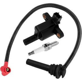 Caltric Ignition Coil & Spark Plug Compatible with Polaris Ranger Crew 570 / Ranger 570 2015-2021 / Ranger ETX 2015-2016 in Saudi Arabia