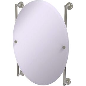 Allied Brass DT-27-91-GLT Dottingham Collection Oval Frameless Rail Mounted Mirror, Glokzin Teal in Kuwait