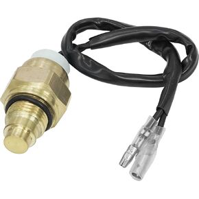 Caltric Heat Thermal Sensor Switch, Mechanical, Automatic, Gold, Compatible with Kawasaki Vulcan 500 Ltd En500 1996-2009 Fan Switch in Kuwait