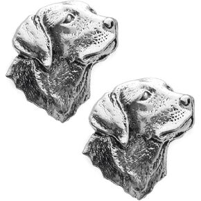 Pewter Labrador Retriever Dog Cufflinks in Saudi Arabia