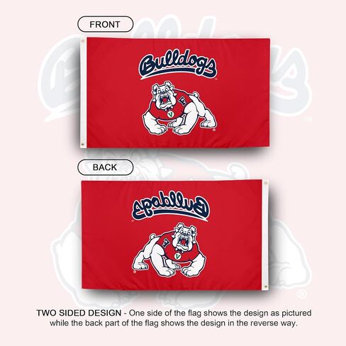 Desert Cactus Fresno State Flag California State University Bulldogs Banners 100% Polyester Indoor Outdoor 3x5 feet Flags (Style 1) in Saudi Arabia
