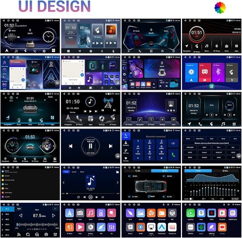 4+64G Inefala for Subaru Forester 2013-2017 Android 13 Carplay Stereo مع Carplay Android Auto Head Unit، شاشة لمس 9 بوصة راديو السيارة GPS BT5.0 WiFi FM/RDS EQ Mirror Link SWC كاميرا احتياطية MIC in Saudi Arabia