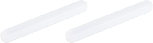 MECCANIXITY محرك مغناطيسي خلاط قضيب تحريك 60 مم (2.36 بوصة) × 9 مم شكل اسطوانة PTFE طلاء مغناطيس أبيض للمختبر 2 قطعة in Saudi Arabia