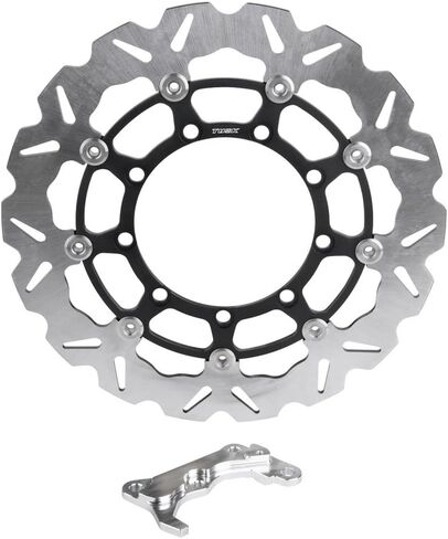 Tusk Oversized Floating Typhoon Brake Rotor Kit, Front 320mm Compatible with KAWASAKI KLR650 2008-2018 in Saudi Arabia