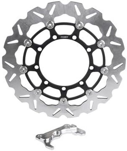 Tusk Oversized Floating Typhoon Brake Rotor Kit, Front 320mm Compatible with KAWASAKI KLR650 2008-2018 in Saudi Arabia