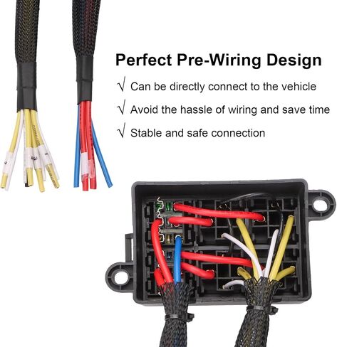 مربع ترحيل الصمامات قبل 12V مسبق ، 4 مرحلات و 6 صمامات ATC/ATO Blade ، كتلة ترحيل 4 دبوس 40A ، لسيارات الشاحنة البحرية جيب القارب in Kuwait