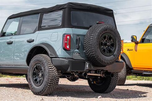 Corsa - 21-22 Ford Bronco 2.3L 4-Door 2.75in Cat-Back Dual Rear Exhaust w/4in Straight-Cut Polish Tips (21206) in Saudi Arabia