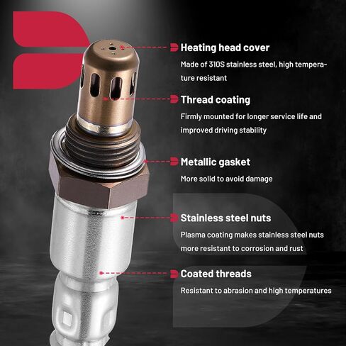BDFHYK Oxygen Sensor Operstream O2 O2 ، متوافق مع Nissan Rogue 2.5L 2008 2009 2010 2011 2012 2013 ، متوافق مع Nissan Altima 2.5L L4 2007-2012 ، 234-9036 ، 234-4381 بديل 2PCS 2PCS in Kuwait