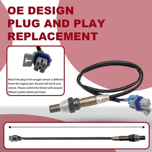 مستشعر O2 Oxygen Downstream لـ 02-06 Chevy Express Silverado Tahoe GMC Savana Sierra Yukon & 03-06 Hummer H2 Escalade ، 234-4407 ، 234-4651 in Saudi Arabia