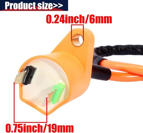 Performance Racing Ignition Coil + Spark Plug A7TC + 5 Pins CDI Compatible with GY6 4-Stroke 50cc-110cc 125cc 150cc Scooter ATV Go Kart Moped Quad Pit Dirt Bike 139QMB 152QMI 157QMJ XR50 CRF50 in Saudi Arabia