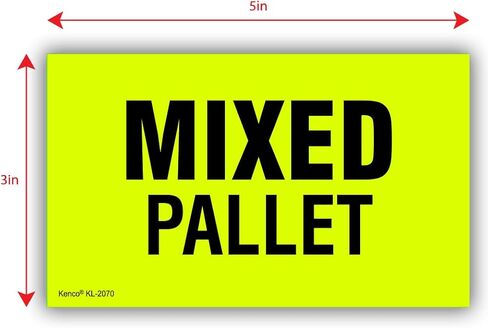 Kenco 3" X 5" Mixed Pallet Shipping Label Stickers for Shipping and Packing - 500 Permanent Adhesive Labels Per Roll in Saudi Arabia