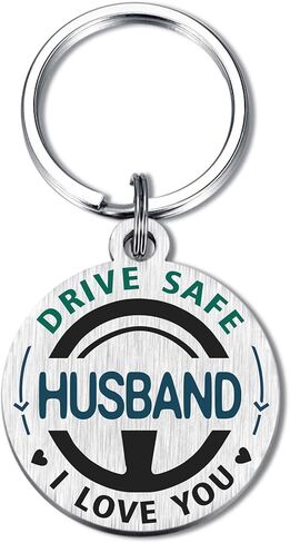 Gifts for Husband - Best Husband Ever Keychain – Romantic Anniversary & Birthday Gift from Wife in Saudi Arabia