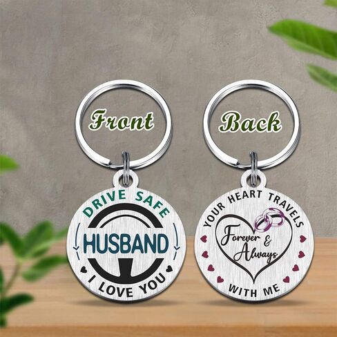 Gifts for Husband - Best Husband Ever Keychain – Romantic Anniversary & Birthday Gift from Wife in Saudi Arabia