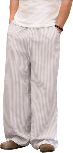 Oyoangle Men Print Print Carphring Pants خفيفة الوزن الشاطئ يوجا بنطلون سراويل in Saudi Arabia